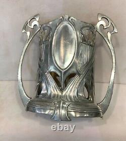 Antique Wmf Silver Plate On Metal Art Nouveau Twin Handle Bottle Holder