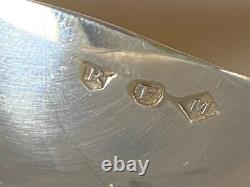 Antique c1907 Pair Ornate Gold Plated Spoons Palm Tops with Dark Metal Climber