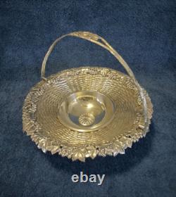 Antique circa 1900 Silver Plated Basket fruit / bread etc Art Krupp Berndorf