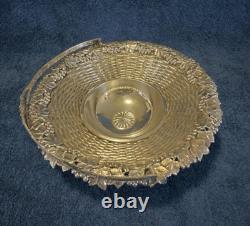 Antique circa 1900 Silver Plated Basket fruit / bread etc Art Krupp Berndorf