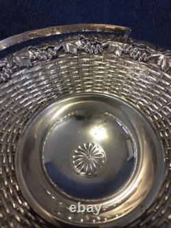 Antique circa 1900 Silver Plated Basket fruit / bread etc Art Krupp Berndorf