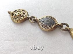 Antique roman gold plated silver bracelet Vintage Ancient Artefact Roman Empire