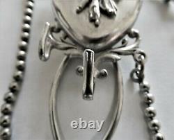Antique silver plate Chatelaine c 1880 Europe