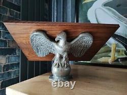 Antique/vintage Chrome Plated Eagle Lectern-reclaimed From Anglican Church