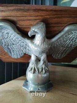 Antique/vintage Chrome Plated Eagle Lectern-reclaimed From Anglican Church