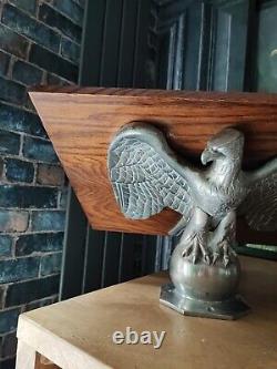 Antique/vintage Chrome Plated Eagle Lectern-reclaimed From Anglican Church