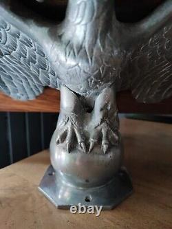 Antique/vintage Chrome Plated Eagle Lectern-reclaimed From Anglican Church