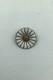 Anton Michelsen Gold Plated Sterling Silver Miniature Marguerite Brooch
