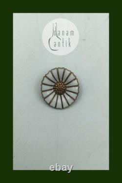 Anton Michelsen Gold Plated Sterling Silver Miniature Marguerite Brooch