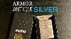 Armor Antique Silver Plate Zippo 28973