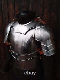 Armor Medieval jacket with Pauldron Plate leg & Arm guard Armor full wearable