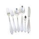 Art Deco Danish Carl Christiansen Krone Silver Plate Cutlery Set 12 person 82pce