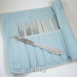 Art Deco Danish Carl Christiansen Krone Silver Plate Cutlery Set 12 person 82pce