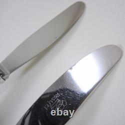 Art Deco Danish Carl Christiansen Krone Silver Plate Cutlery Set 12 person 82pce