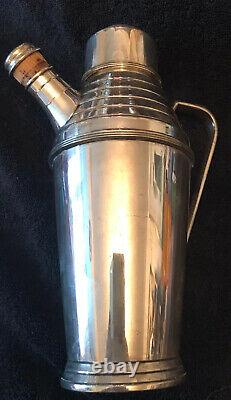 Art Deco EPNS Silver Plate Cocktail Shaker