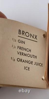 Art Deco HARRIS DUNN Wonder Mini Bar Martini Cocktail Picks Cocktail Recipes