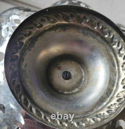 Art Deco Metal Hosting Set Manco Plate & Royal Falconware