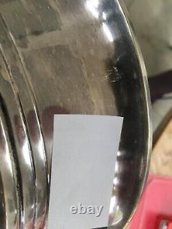 Art Deco Silver Plate Tazzer Pedestal Bowl Vgc Attractive Item Table Centre /