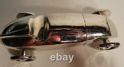 Art Deco Silver-plated Race Car Cocktail Shaker Rare