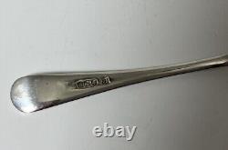 Art Deco Sterling Silver Butter Knife Dated 1930 Geometric Zig-Zag Edge Design