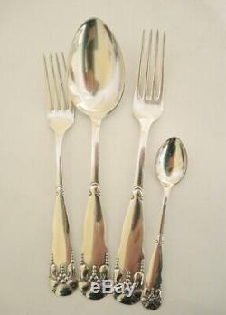 Art Deco Vintage ATLA Danish COHR Silver Plate Eranthis Cutlery Set