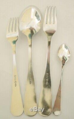 Art Deco Vintage ATLA Danish COHR Silver Plate Eranthis Cutlery Set