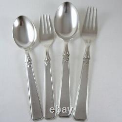 Art Deco Vintage Axel Prip Silver Plate Danish May or Maj Cutlery Set for 10