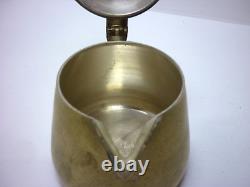 Art Deco conical shaped metal tea set brass silver plate vintage 1920s Tea Set
