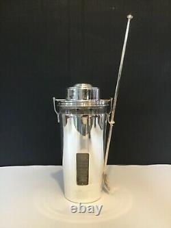 Art Deco recipe cocktail shaker, The barman by Ghiso circa 1930