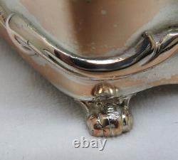 Art Nouveau Cupid Silver Plated Jewelry Casket Box