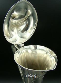 Art Nouveau Germany WMF Huge Pitcher Silver Plate Holly Claret Jug