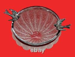 Art Nouveau Glass Bowl Bohemia 1920 (# 15569)