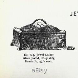 Art Nouveau Jugendstil WMF Silver Plate Jewelry Box Casket