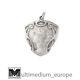Art Nouveau Lady Silver Plated Antique Art New Silver Plated Pendant Lady