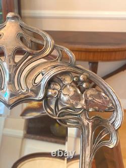 Art Nouveau Original WMF Maiden Mirror C. 1906