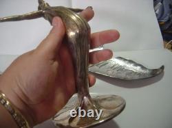 Art Nouveau Silver Plated Butterfly Maiden Centerpeice-argentor-werke & Hetzel