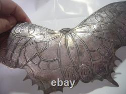 Art Nouveau Silver Plated Butterfly Maiden Centerpeice-argentor-werke & Hetzel