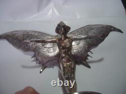 Art Nouveau Silver Plated Butterfly Maiden Centerpeice-argentor-werke & Hetzel