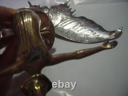 Art Nouveau Silver Plated Butterfly Maiden Centerpeice-argentor-werke & Hetzel