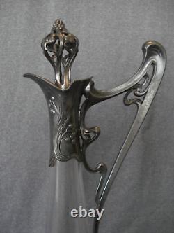 Art Nouveau WMF Silver Plated Decanter