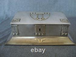 Art Nouveau WMF Silver Plated Jewelry Box without key