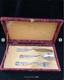 Art Nouveau style pastry set, Italy. The set comes in its original silver-plated