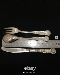 Art Nouveau style pastry set, Italy. The set comes in its original silver-plated