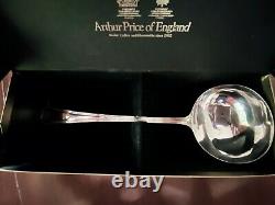 Arthur Price Britannia Silver Plated Soup Ladle Unused in original box