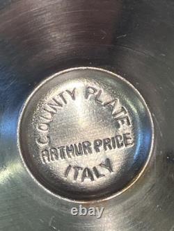 Arthur Price County Plate Silver Plated Champagne Coupes Set of Seven Vintage