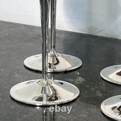 Arthur Price County Plate Silver Plated Champagne Coupes Set of Seven Vintage