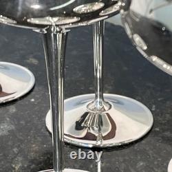 Arthur Price County Plate Silver Plated Champagne Coupes Set of Seven Vintage