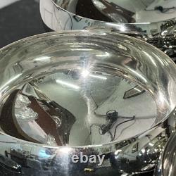 Arthur Price County Plate Silver Plated Champagne Coupes Set of Seven Vintage