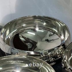 Arthur Price County Plate Silver Plated Champagne Coupes Set of Seven Vintage