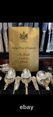 Arthur Price of England Sheffield Cutlery 85 Item In Original Box Brand New